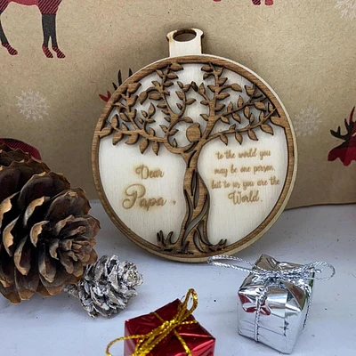 Dear Papa Ornament