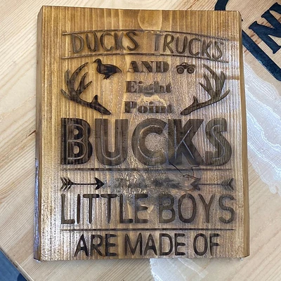 Ducks Trucks and Eight Point Bucks