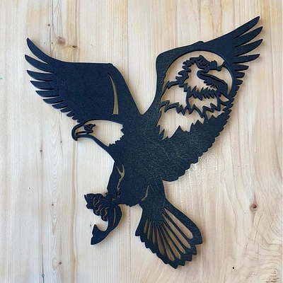 Eagle with fish