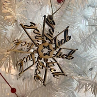 F*ckFlake Snowflake Ornament