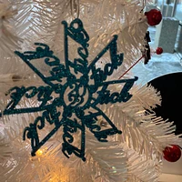 F*ckFlake Snowflake Ornament