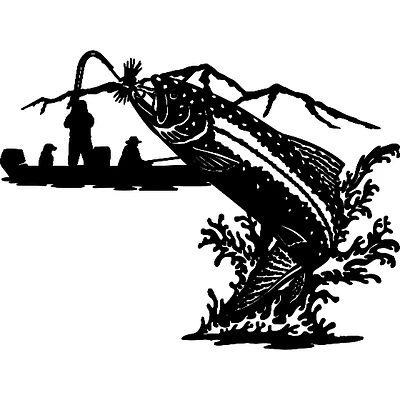 Fisherman Scene Decor