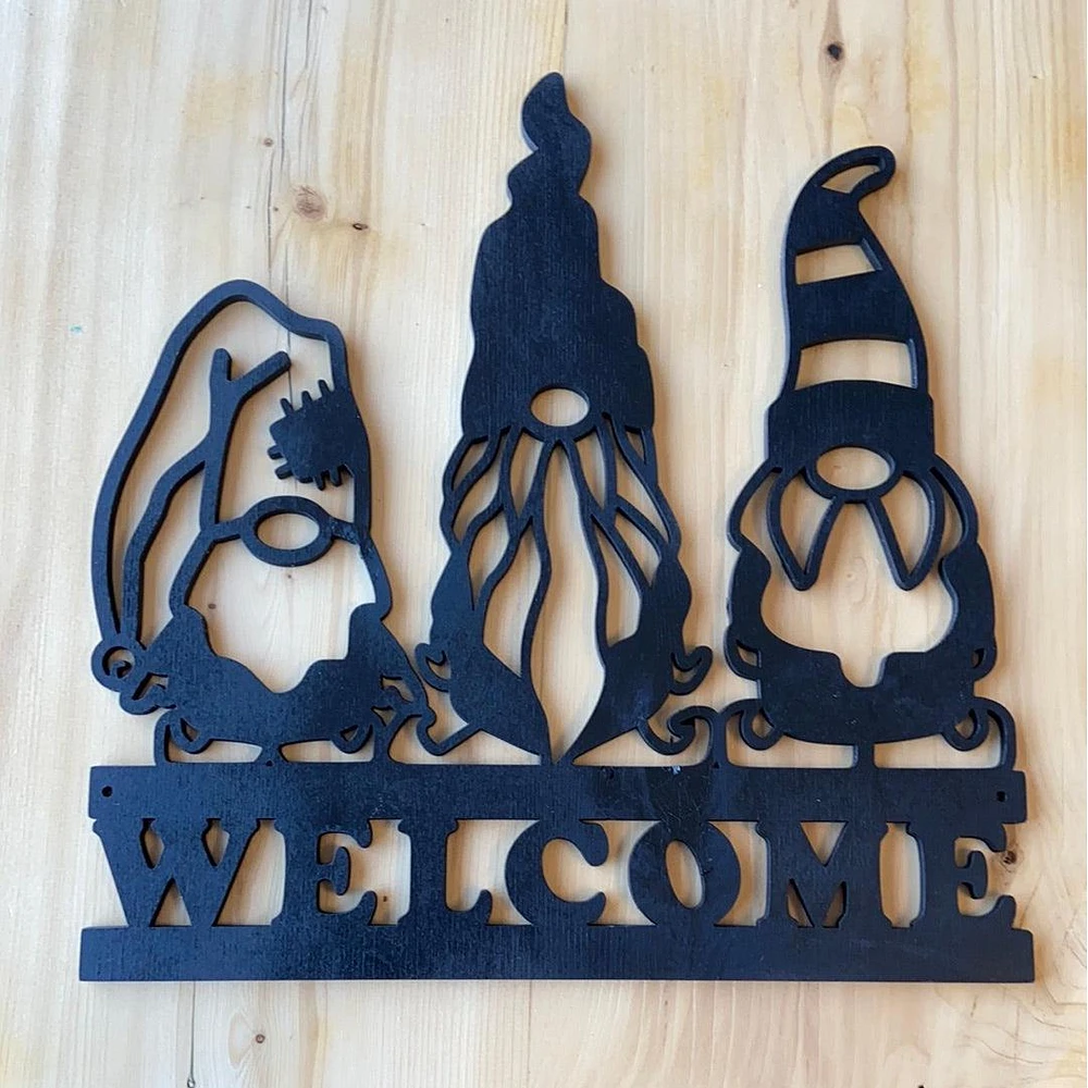 Gnome Welcome Sign