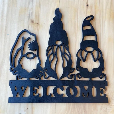 Gnome Welcome Sign