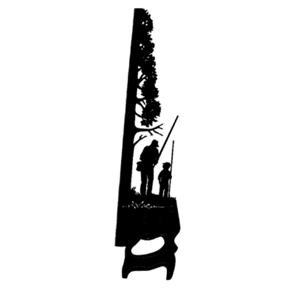 Hand Saw with Boy and Father