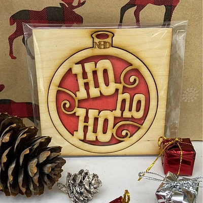 Ho Ho Ho Ornament