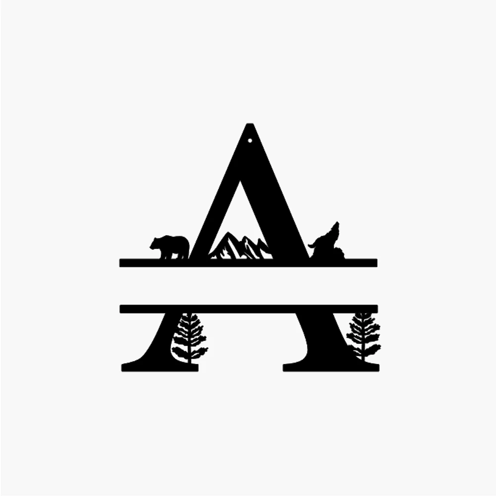 Mountain Themed Name Sign