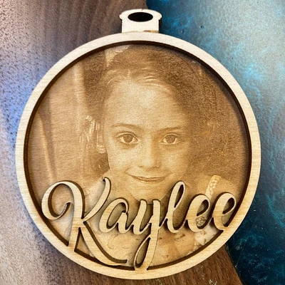 Photo Engraved Ornament