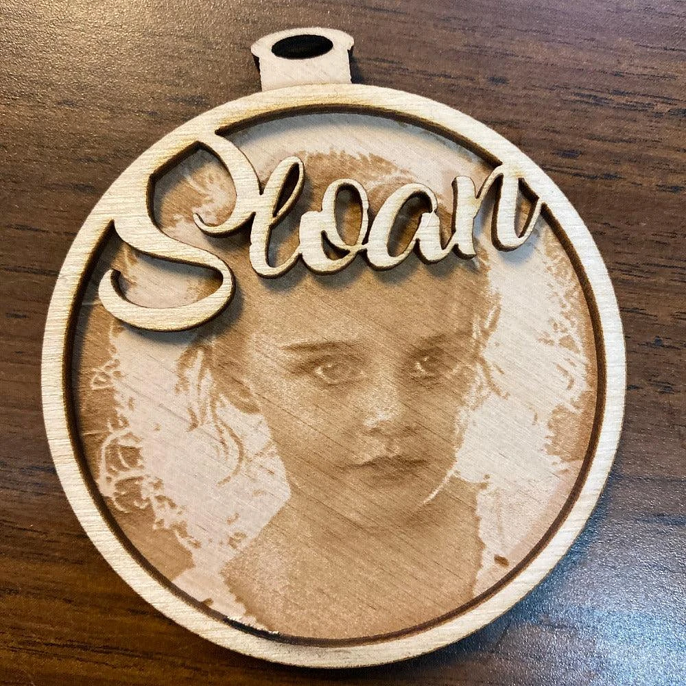 Photo Engraved Ornament