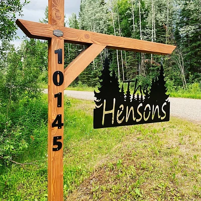Post With Sign Combo