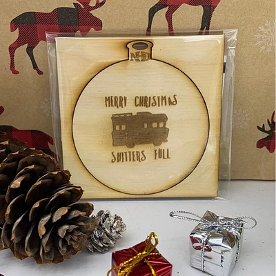 Merry Christmas Shitters Full Ornament