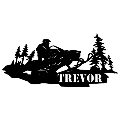 Snowmobile Monogram