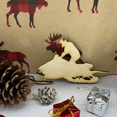 Snowmobile Ornament