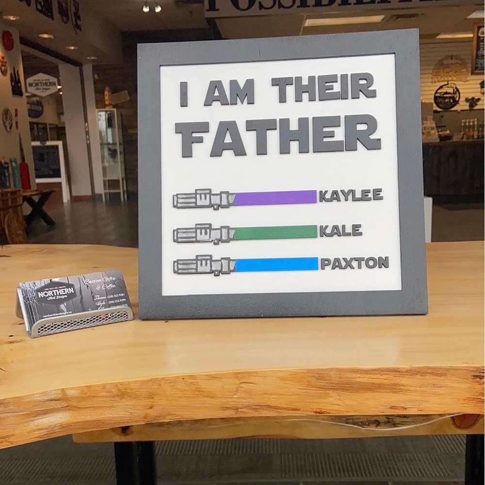 Star Wars Family Name Sign