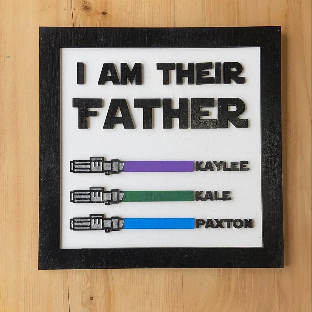 Star Wars Family Name Sign