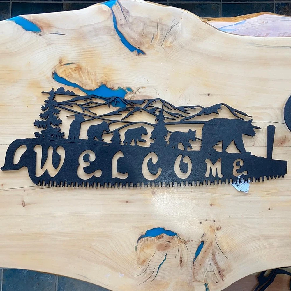 Welcome Long Saw With Bears