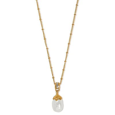 Everbloom Pearl Drop Necklace
