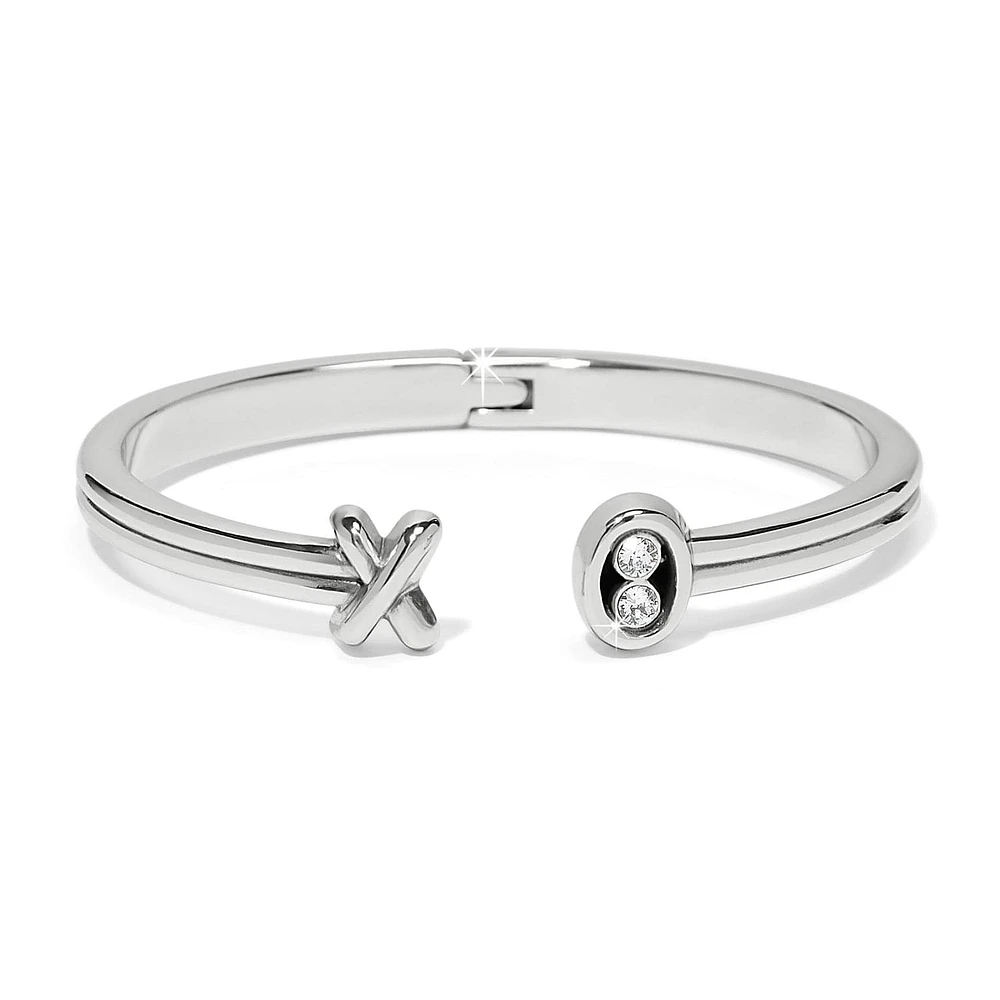 Hugs & Kisses Open Hinged Bangle