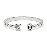 Hugs & Kisses Open Hinged Bangle
