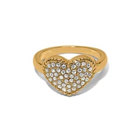 Illumina Celeste Heart Ring