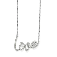 Love Script Sparkle Necklace