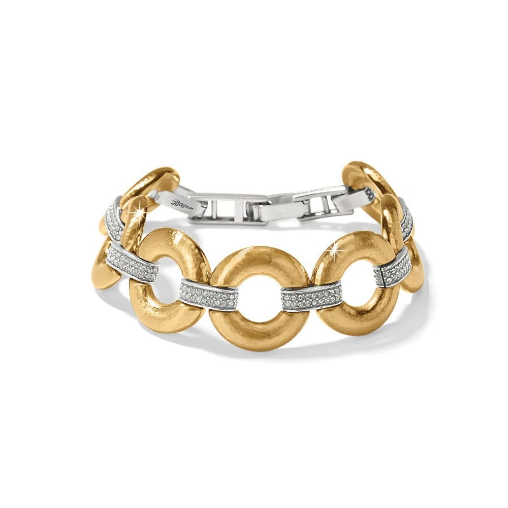 Meridian Geo Round Link Bracelet