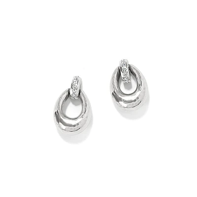 Meridian Orbit Oval Mini Post Earrings