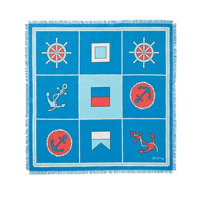 Nautical Print Scarf