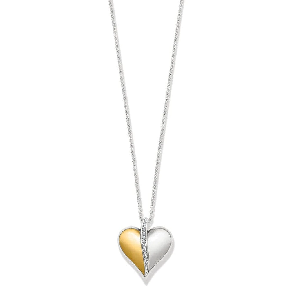 Precious Heart Two Tone Necklace