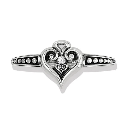 Alcazar Heart Glint Hinged Bangle