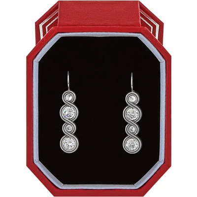 Infinity Sparkle French Wire Earrings Gift Box