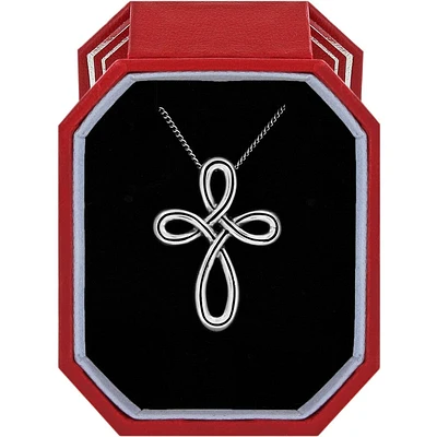 Interlok Petite Cross Necklace Gift Box