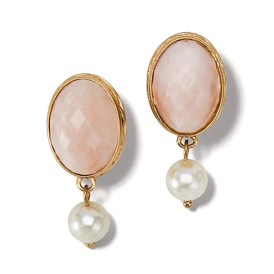Moon Leverback Earrings