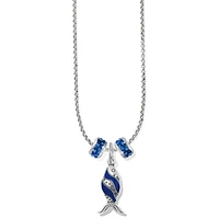 Retro Fish Charm Necklace