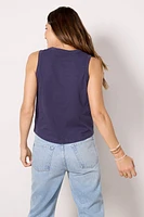 Ayla Stripe Raglan Tank