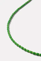 Enamel Barrel Chain Necklace