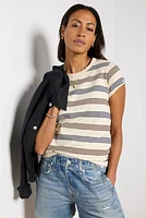 The Slub Stripe Tee