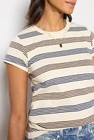 The Slub Stripe Tee