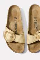 Madrid Big Buckle Raffia