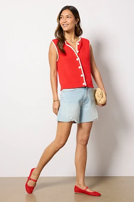 Bridget Tipped Vest
