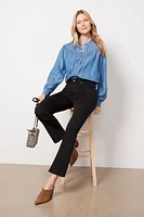 Lennon Crop Bootcut Jean