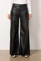 Goldie Coated Wide Leg