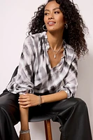 Ruffle Neck Blouse