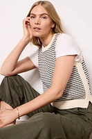 Knowles Textured Knit Vest