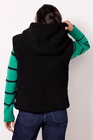 Camdyn Sherpa Hooded Vest