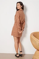 Poplin Shirt Dress