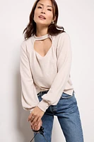 Roxy Brushed Top