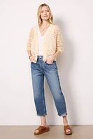 Abi Open Knit Cardigan
