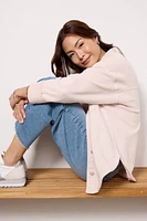 All Day Knit Denim Shacket
