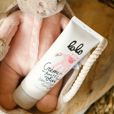 Crème pour les fesses à l'huile d'olive